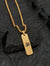 Om Pendant with chain 18k Gold Plated